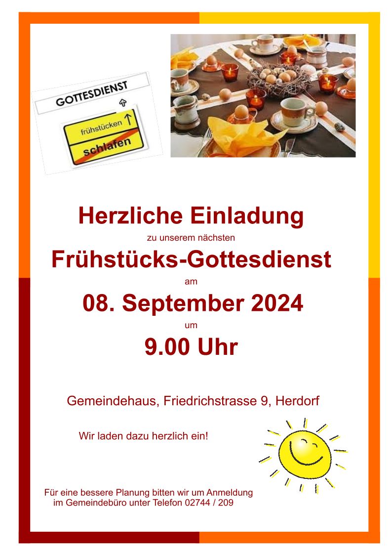 Frühstück 08-09-2024