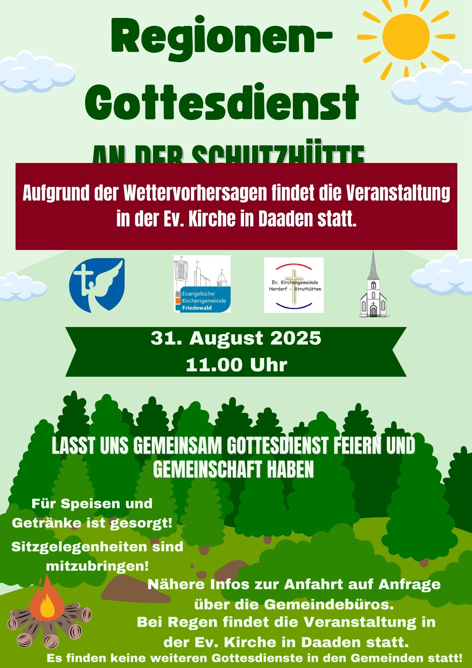 Regionen-Gottesdienst aktuell