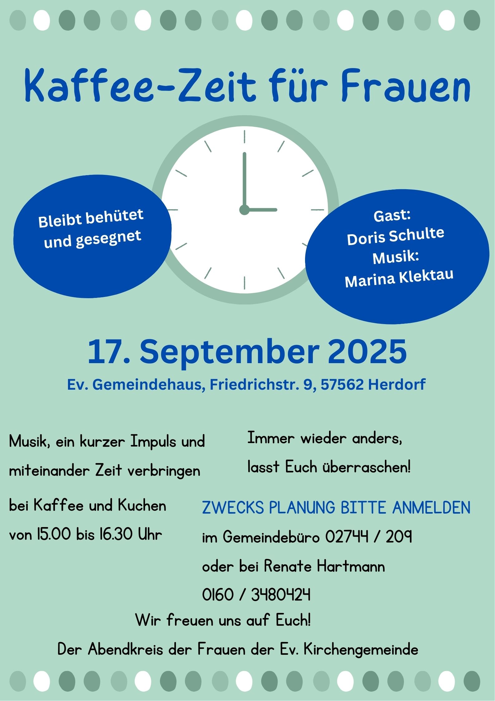 Kaffeezeit 17.09.2025 neu